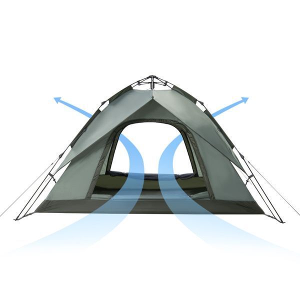 Намет тримісний автоматичний Naturehike, оливково-зелений