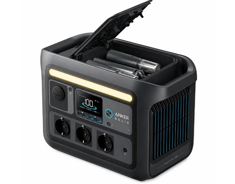 Портативна зарядна станція Anker SOLIX C800X 768 Вт&middot;год 1200 Вт LiFePO4 з UPS, X-Boost 1600 Вт