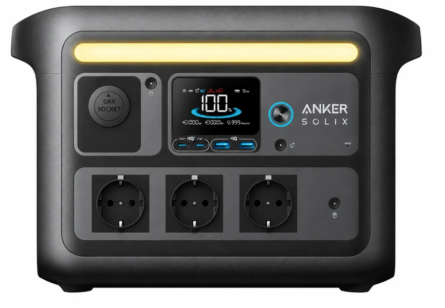 Портативна зарядна станція Anker SOLIX C800X 768 Вт&middot;год 1200 Вт LiFePO4 з UPS, X-Boost 1600 Вт