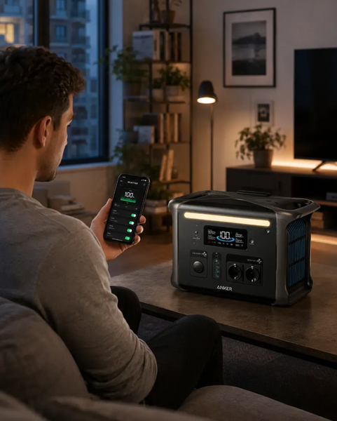 Портативна зарядна станція Anker SOLIX F1500 1536 Вт&middot;год 1800 Вт LiFePO4 UPS (A1772311)