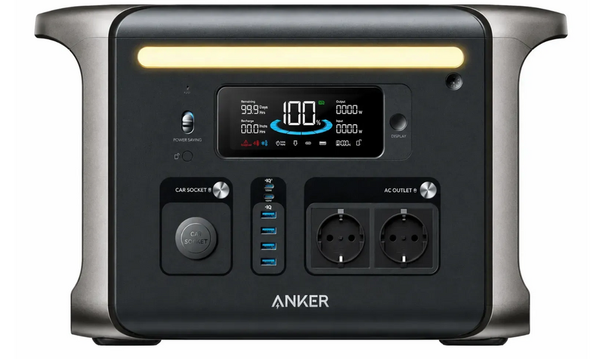 Портативна зарядна станція Anker SOLIX F1500 1536 Вт&middot;год 1800 Вт LiFePO4 UPS (A1772311)