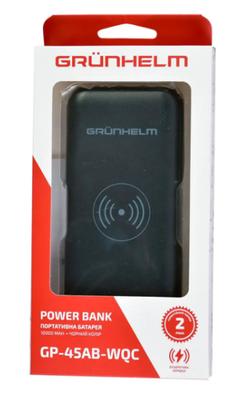 Павербанк Grunhelm GP-45AB-WQC 10000 mAh