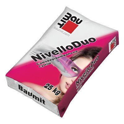 Самовирівнююча суміш Baumit Nivello Duo товщина 2-20мм 25кг