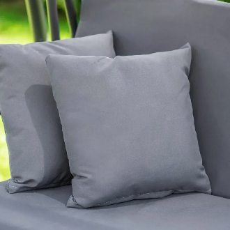 Садовая качель - лежак 2в1 "Relax Plus" FunFit 3 местная, с навесом и подушками (Серая)