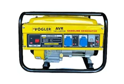 Бензиновый генератор 3 кВт Vogler KC-G2500-3 с медной обмоткой и системой AVR
