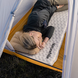 Самонадувающийся матрас сверхлегкий одноместный Naturehike CNK2300DZ013, 35 мм, светло-серый