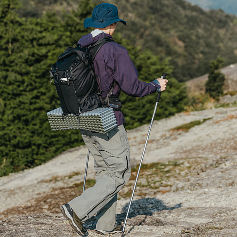 Коврик складной IXPE Naturehike CNK2450WS044, алюминиевая пленка, 195x60х1,8 см, синий