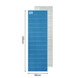 Коврик складной IXPE Naturehike CNK2450WS044, алюминиевая пленка, 195x60х1,8 см, синий
