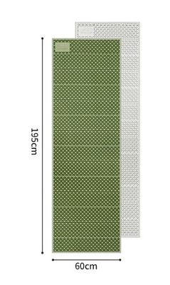 Коврик складной IXPE Naturehike CNK2450WS044, алюминиевая пленка, 195x60х1,8 см, оливковый зеленый