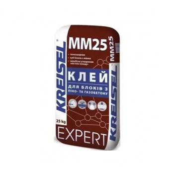 ММ 25 EXPERT Клей для блоків з піно- та газобетону (мішок 25 кг)