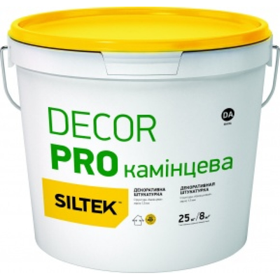 Штукатурка декоративная Siltek Decor Pro камешковая 1,5 мм, база DА (25 кг)