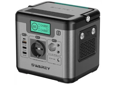 Портативная зарядная станция Swarey S500 Pro 518 Вт/ч