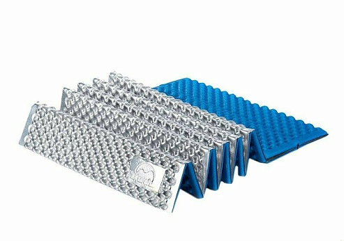 Коврик складной IXPE Naturehike NH19QD008, алюминиевая пленка, 185x56х1,8 см, голубой