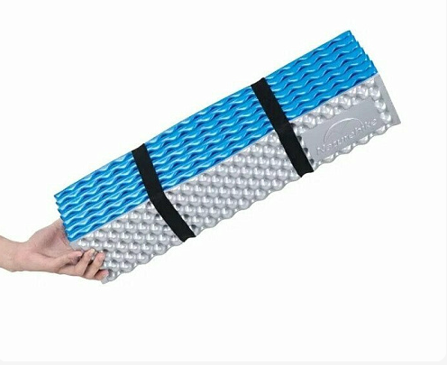 Коврик складной IXPE Naturehike NH19QD008, алюминиевая пленка, 185x56х1,8 см, голубой