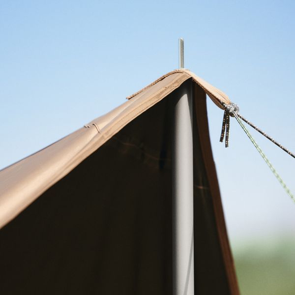 Тент-навіс Naturehike Cloud Skies Tarp Lite, 550x465 см, коричневий