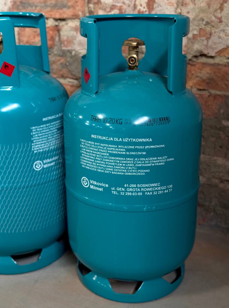 Газовий балон 27 л 11 кг (Пропан/Бутан) Vitkovice Milmet