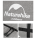 Сумка-баул для зберігання портативна Naturehike NH17S021-M, 45 л, темно-сірий