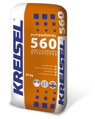 560 (25кг) Штукатурная смесь PUTZMORTEL Крайзель