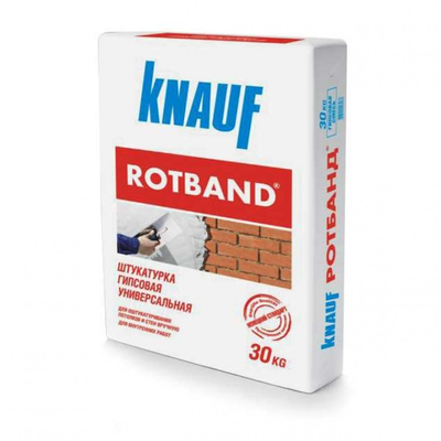 ROTBAND (30кг) Штукатурка гипсовая KNAUF