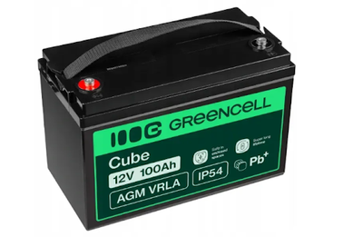 Аккумулятор Green Cell AGM VRLA 12V 100Ah IP54