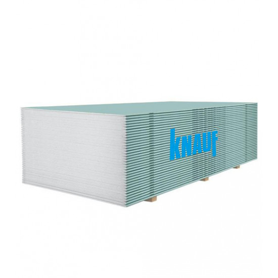 Гіпсокартон Knauf 12.5*1200*3000 вологостійкий