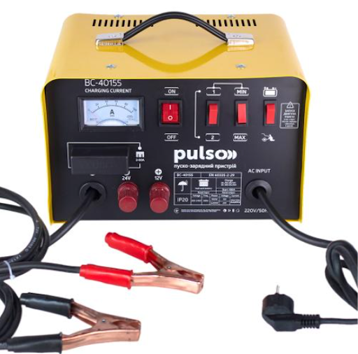 Пуско-зарядний пристрій PULSO BC-40155 12&24V/45A/Start-100A/20-300AHR