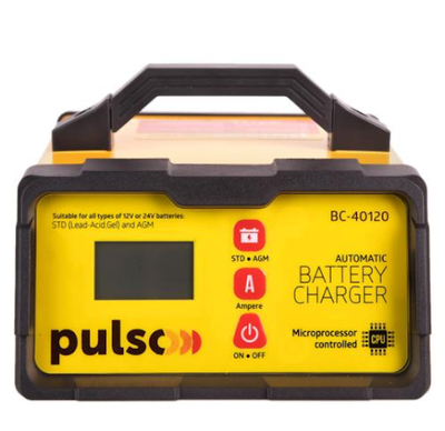 Зарядний пристрій PULSO BC-40120 12&24V/2-5-10A/5-120AHR/LCD/Iмпульсний