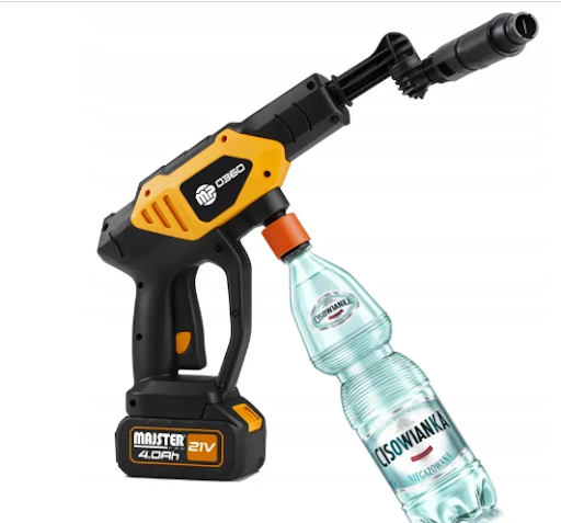 Аккумуляторная мойка высокого давления MAJSTER PRO MP-0360 1000 Вт 60 бар, 2 АКБ 4Ah, пеногенератор