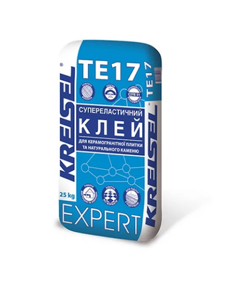 TE17 EXPERT Суперэластичный клей для керамогранитной плитки и натурального камня