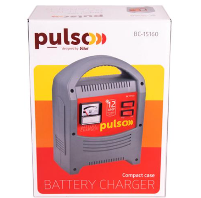 Зарядний пристрій PULSO BC-15160 6&12V/12A/9-160AHR/стрілковий індикатор