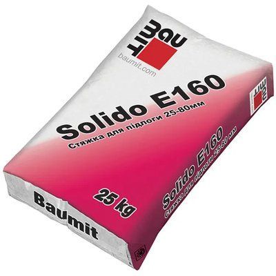 Стяжка для підлоги Baumit Solido E160 (товщина від 25-80 мм) 25 кг