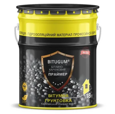 Праймер битумно-каучуковый BITUGUM 18л