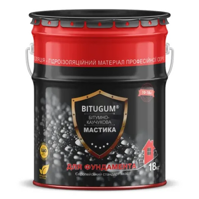 Мастика битумно-каучуковая BITUGUM 18 кг.