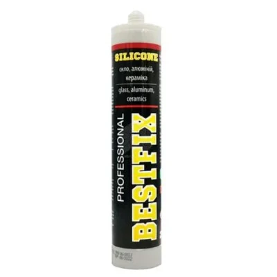 Силиконовый герметик белый Silicone Sealant G11 BESTFIX 280 мл